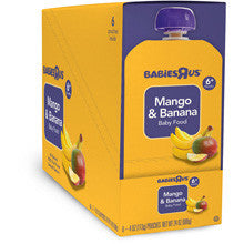 Babies R Us Stage 2 Mango Banana Pouch 6-Pack