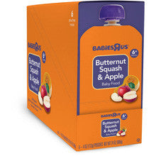 Babies R Us Stage 2 Butternut Squash Apple Pouch 6-Pack