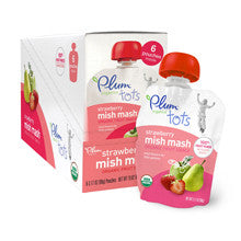 Plum Organics Fruit Snack Strawberry Mish Mash Pouch 6-Pack