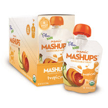 Plum Kids Organic Fruit Mashups Tropical Pouch 6-Pack