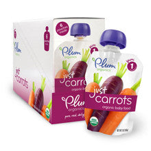 Plum Organics Just Veggies Carrot Pouch 6-Pack