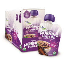 Plum Kids Organic Morning Mashups Oatmeal Raisin Pouch 6-Pack