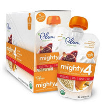 Plum Organics Plum Tots Mighty 4 Pumpkin Pomegranate Quinoa Greek Yogurt Pouch 6-Pack