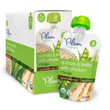 Plum Organics Stage 3 Quinoa & Leeks with Chicken and Tarragon Pouch 6-Pack