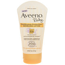 Aveeno Continuous Proctection Sunblock SPF 55 - 4 Ounce