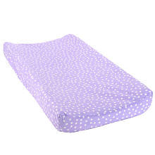 Babies'R'Us Plush Changing Pad Cover - Liliac Dot