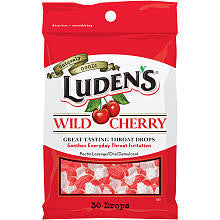 Luden's Wild Cherry Throat Drops 30-Count