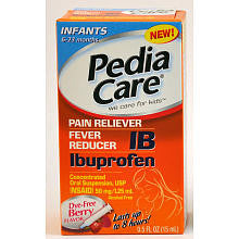 Pediacare Infant Ibuprofen Dye Free Pain Reliever & Fever Reducer - 0.5 Ounce