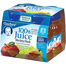 Gerber Juice Variety 4-Pack