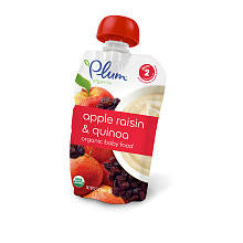 Plum Organics Second Blends Baby Food Fruit & Grain Apple Raisin & Quinoa