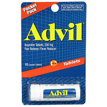 Advil Tablets Travel Vial 10-Count