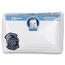 Gerber 10-Pack Cloth Diapers