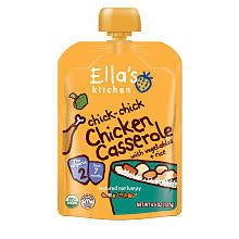 Ella's Kitchen Stage 2 Chick-Chick-Chicken Casserole with Vegetables & Rice - 4.5 Ounce