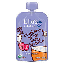 Ella's Kitchen Stage 1 Blueberry & Pear Baby Brekkie - 3.5 Ounce