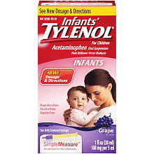 Infants' Tylenol Oral Suspension Grape - 1 Ounce