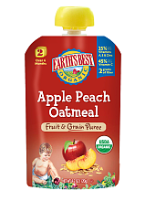 Earth's Best Fruit & Grain Apple Peach Oatmeal Pouch