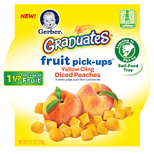 Gerber Graduates Fruit Pick Ups Peach - 4.5 Ounce