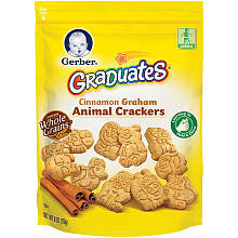 Gerber Graduates Cinnamon Graham Animal Crackers