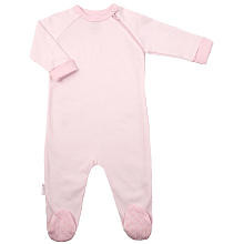 Kushies Girls Everyday Layette Sleeper - Pink Stripe (Preemie up to 5 lbs)