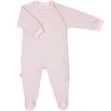 Kushies Girls Everyday Layette Sleeper - Pink Dots (Preemie up to 5 lbs)