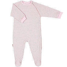 Kushies Girls Everyday Layette Pink Dots Sleeper