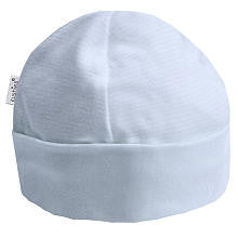 Kushies Boys Everyday Layette Hat - Blue Stripe