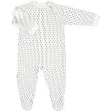 Kushies Everyday Layette Sleeper - White Dots (Preemie up to 5 lbs)