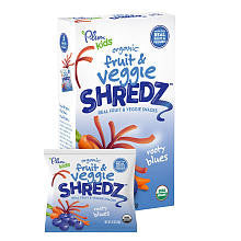 Plum Kids Organic Fruit & Veggie Shredz Rooty Blues 5-Pack