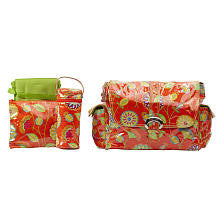 Kalencom Gypsy Laminated Diaper Bag - Rose Orange