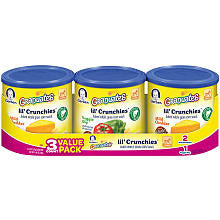 Gerber Graduates Lil' Crunchies Variety 3-Pack