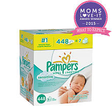 Pampers Sensitive Wipes Refill 7x Box - 448 Count