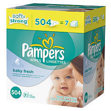 Pampers Baby Fresh Baby Wipes Refill - 504 Count