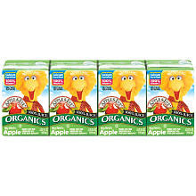 Apple & Eve Sesame Street Organics Big Bird Apple Juice 4-Pack