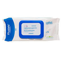 Mustela Dermo-Soothing Wipes Delicately Fragranced - 70 Count