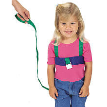 Leachco Ride 'N Stride 2-Way Safety Harness - Green/ Blue