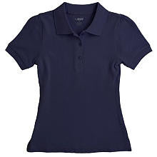 French Toast Girls' Short Sleeve Stretch Pique Polo