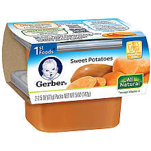 Gerber NatureSelect 1st Foods Vegetables Sweet Potatoes 2-Pack