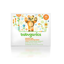 BabyGanics Hand Sanitizing Wipes - 20 Count