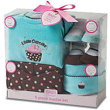 Baby Essentials 5 Piece Layette Set - Little Cupcake (3-6 Months)