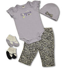 Baby Essentials 5 Piece Layette Set - Gorgeous (3-6 Months)