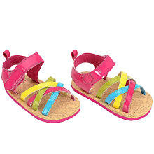 Gerber Girls Multi Color Cork Sandal