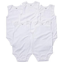 Carter's Neutral 5 Pack Sleeveless Bodysuits