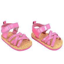 Gerber Girls Pink Cork Sandal