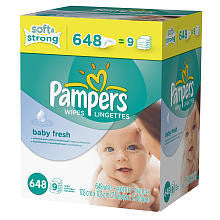 Pampers Baby Fresh Baby Wipes Refill - 648 Count