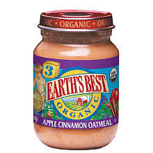 Earth's Best 3rd Foods Apple Cinnamon Oatmeal - 6 Ounce