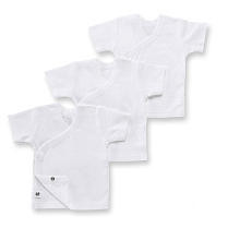 Babies R Us Neutral 3 Pack Short Sleeve Side Snap Shirt