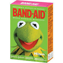 Johnson & Johnson Muppets Band Aids 20-Count