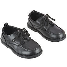 Babies R Us Boys Lace-Up Black Dress Shoe