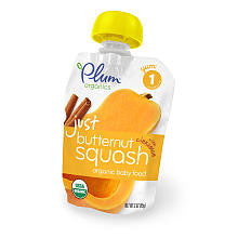 Plum Organics Just Veggies Butternut Squash with Cinnamon - 3 Ounce