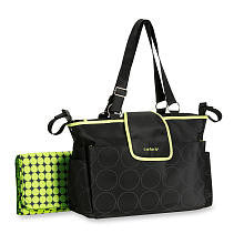 Carter's Tonal Dot Tote Bag - Black/Green